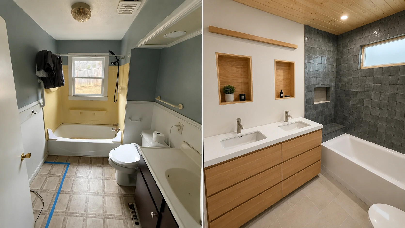 Bathroom Before and After: What a Real Renovation Reveals About Hidden Damage, Timelines, and Smart Design Choices